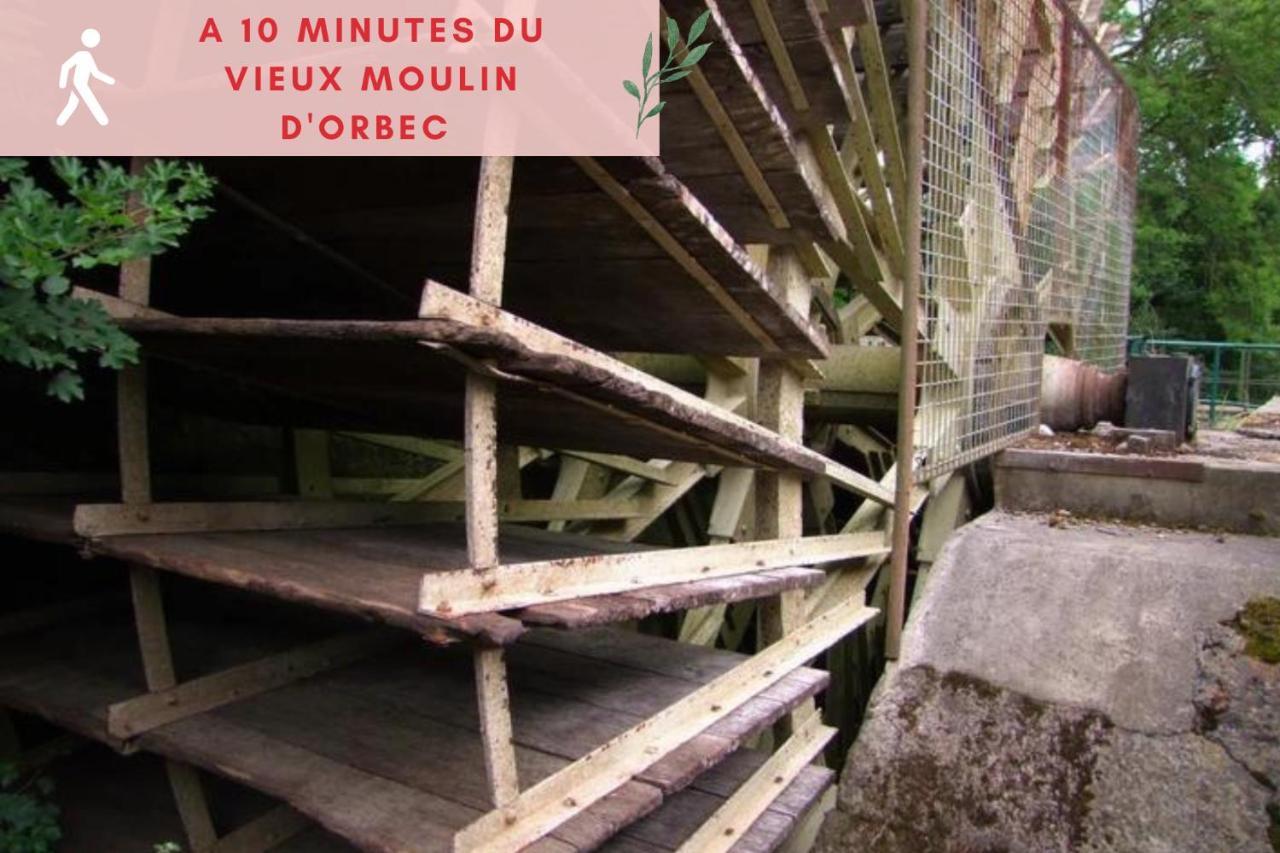 Suite Jungle - Jardin, Netflix Et Parking - Le Manoir Aux Pommes Orbec Kültér fotó