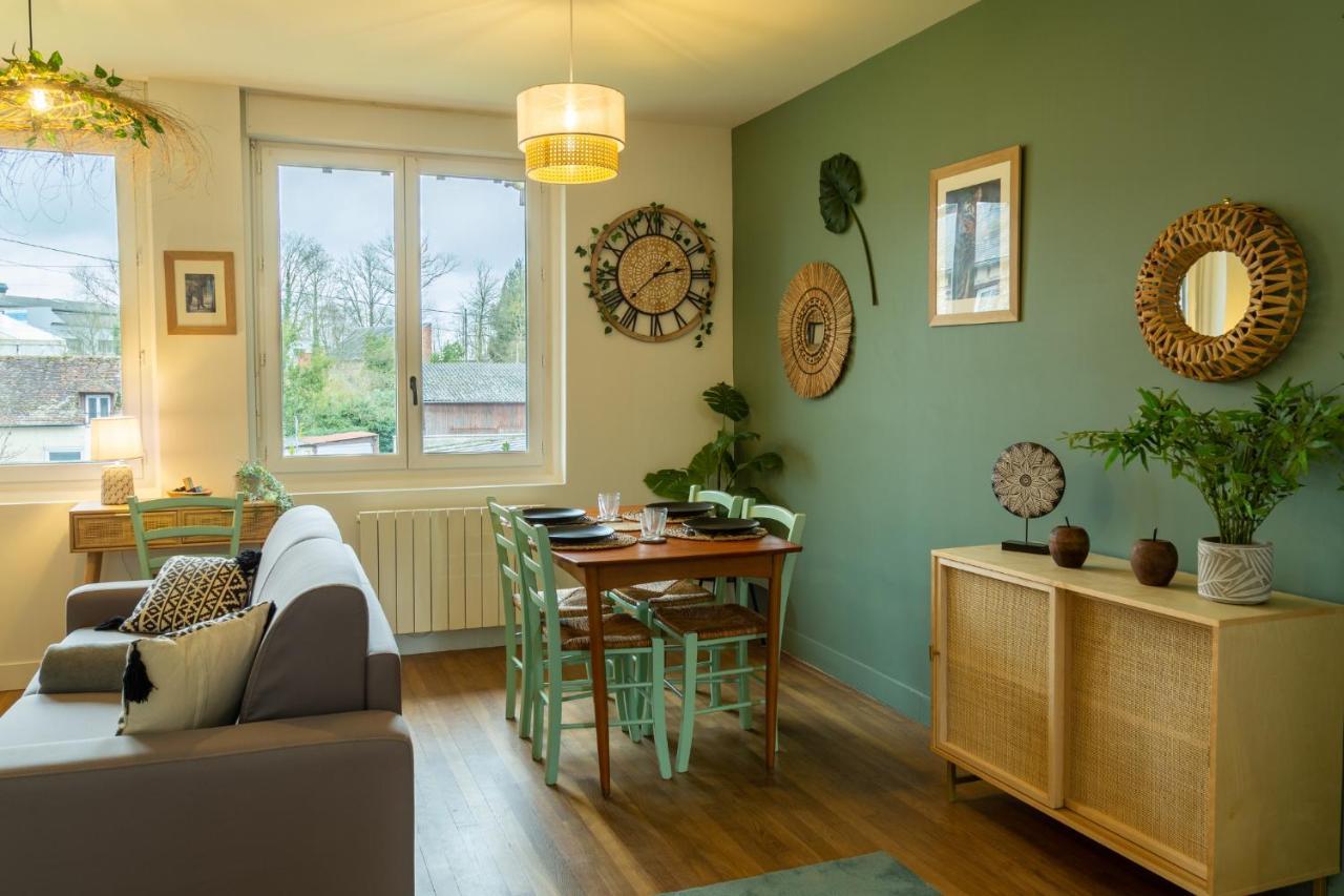 Suite Jungle - Jardin, Netflix Et Parking - Le Manoir Aux Pommes Orbec Kültér fotó