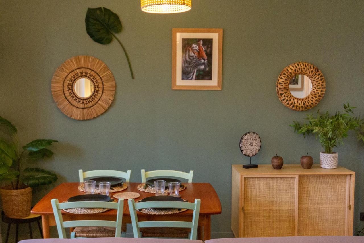 Suite Jungle - Jardin, Netflix Et Parking - Le Manoir Aux Pommes Orbec Kültér fotó