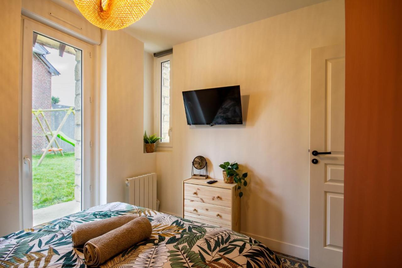 Suite Jungle - Jardin, Netflix Et Parking - Le Manoir Aux Pommes Orbec Kültér fotó